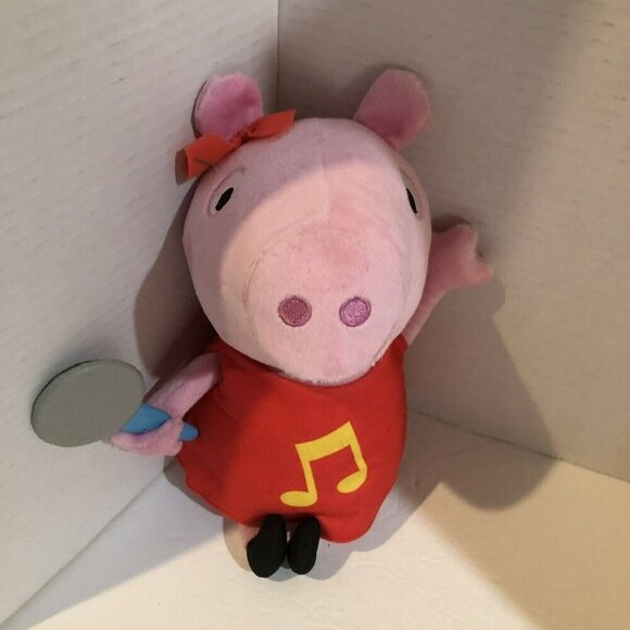 Hasbro Peppa Pig Oink Along Peppa Singing Plush 11 inch Doll Stuffed Toy WORKS - Picture 2 of 12